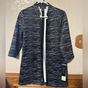 NYCC Long Blazer Cardigan PM Petite NWT